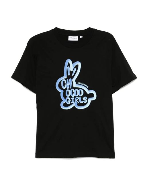 Chocoolate グラフィック Tシャツ Black