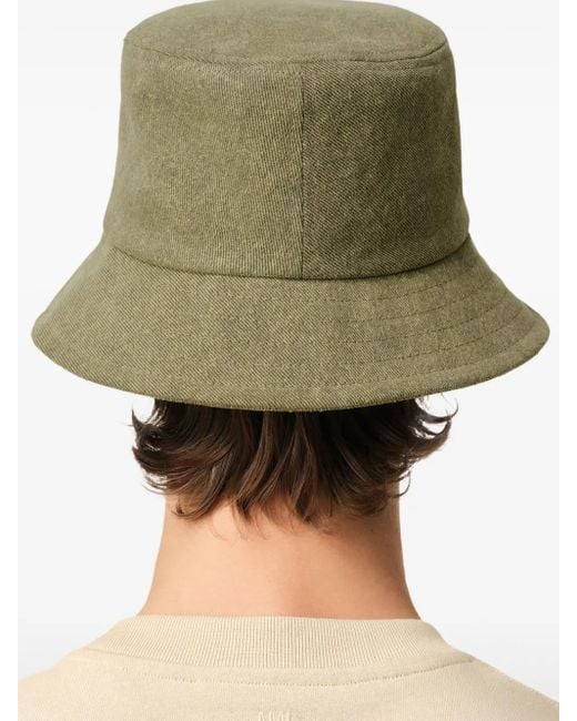 Cappello Bucket Con Ricamo Ami De Coeur di AMI in Green