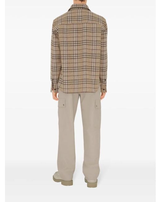 Burberry Brown Shirts for men