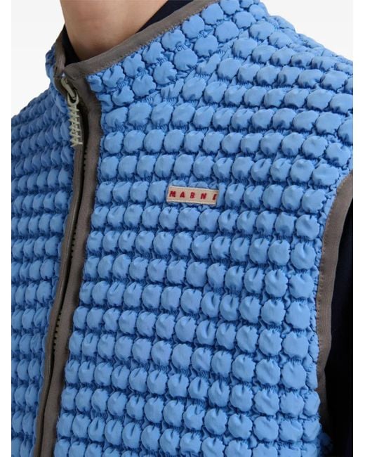 Gilet À Fermeture Zippée Marni pour homme en coloris Blue