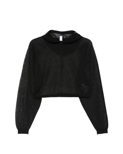 CFCL Black Knitted Hoodie