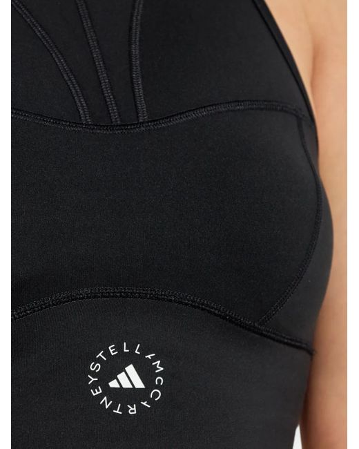 Adidas By Stella McCartney Black Sport-BH mit Neckholder
