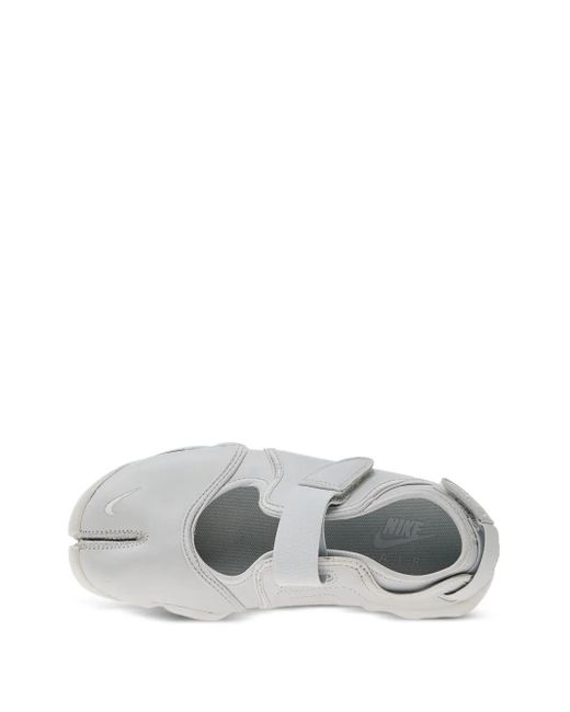 Nike Gray Air Rift Touch-strap Sneakers