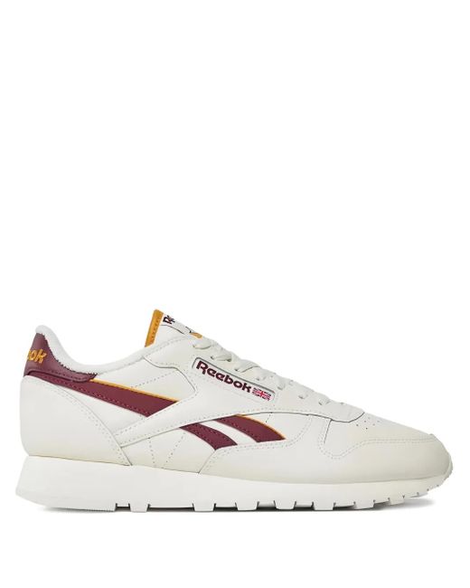 Reebok White Classic Leather Sneakers for men