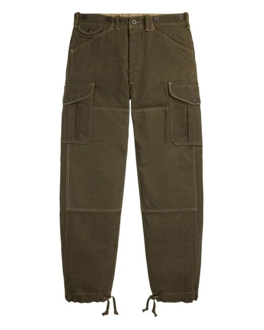 RRL Green Byron Cargo Pants for men