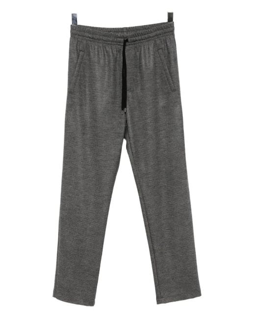 メンズ Harris Wharf London Drawstring Wool Trousers Gray