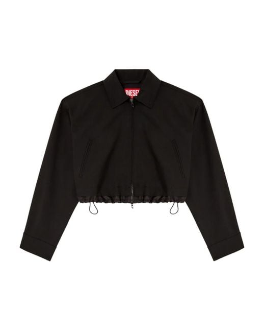 DIESEL Black J-Tlng-Femr2 Cropped Jacket