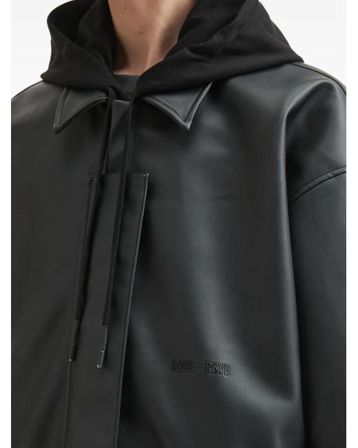メンズ Izzue フーデッド ジャケット Black