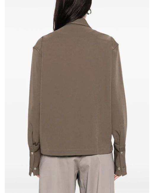 Thelatest Brown Codie Buttoned Shirt