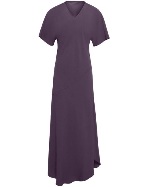 UMA | Raquel Davidowicz Mica Asymmetrische Maxi-jurk in het Purple