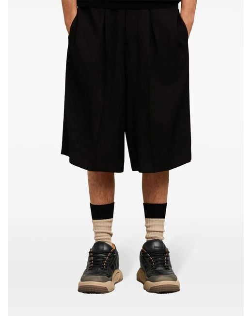 AMI Black Ami Sn1509 Low-Top Sneakers