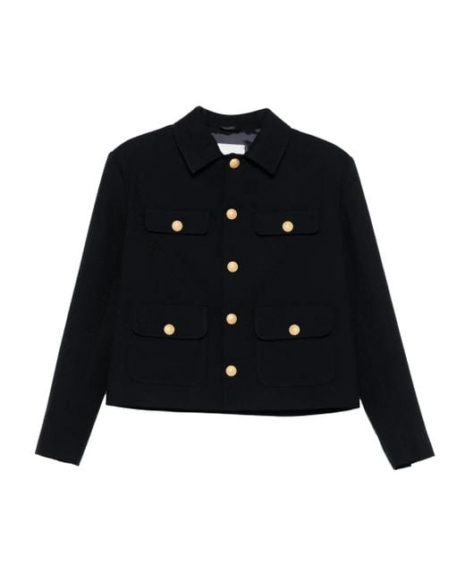 Circolo 1901 Black Button-Down Jacket