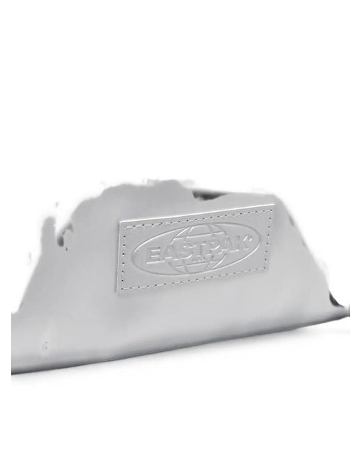 Eastpak Gray Tecum F Logo-Patch Backpack