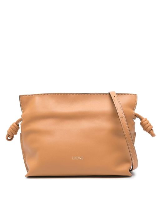 Loewe Brown Flamenco Leather Crossbody Bag