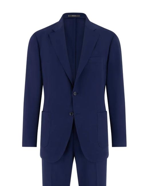 Boggi Blue Single-Breasted Suit for men