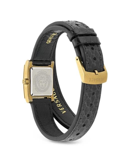 Versace Black Mosaic 22Mm Watch
