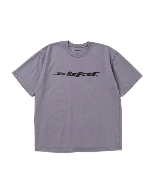 Neighborhood T-Shirt mit grafischem Print in Purple für Herren