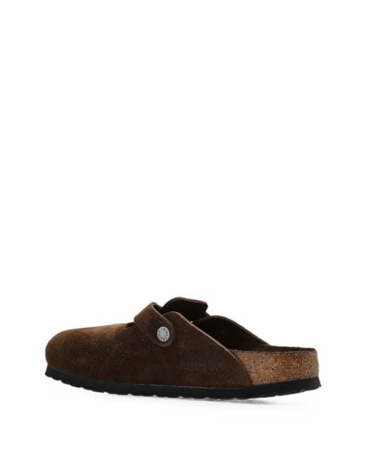 Birkenstock Brown Boston Buckle-Fastening Sandals