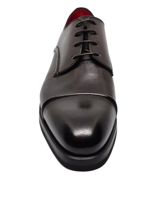 Neil Barrett Black Cap-Toe Derby Shoes for men