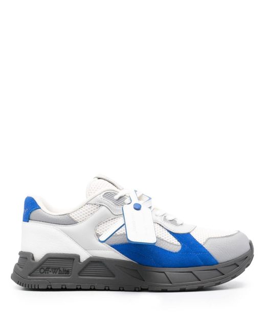 Off-White c/o Virgil Abloh Blue Kick Off Sneakers for men
