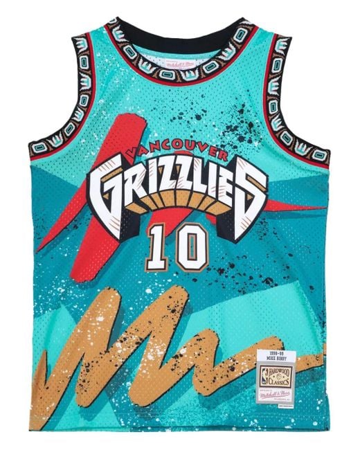 Mitchell & Ness Blue Mike Bibby Nba Vancouver Grizzlies 1998/99 Swingman Tank Top for men