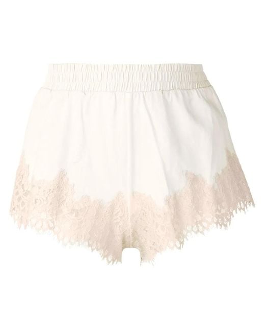 Fenty Natural Lace Trim Sleepwear Shorts