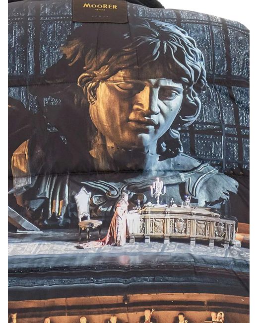 Moorer Black Hodded Jacket for men