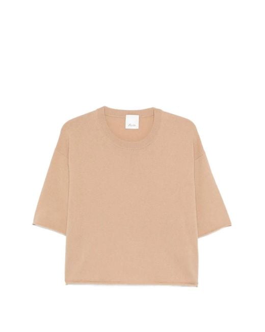 Allude Natural Cashmere Top