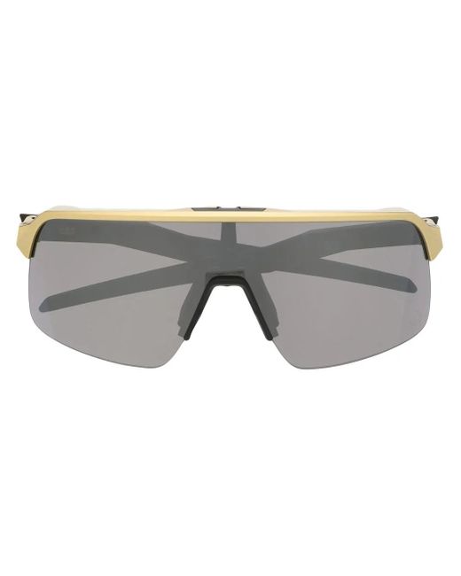 Oakley Gray Sutro Lite Mask-Frame Sunglasses for men