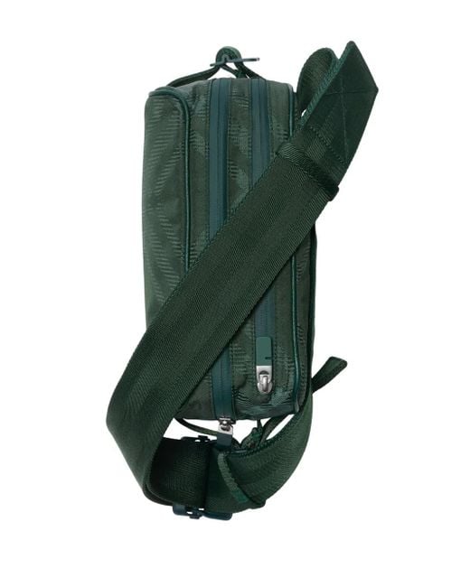 Burberry Karierte Jacquard-Gürteltasche in Green für Herren