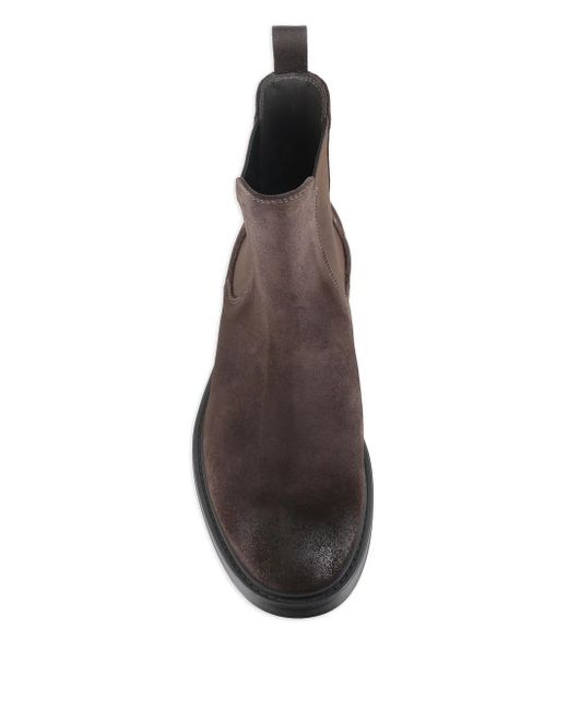 Botas de ante con panel elástico Green George de hombre de color Brown