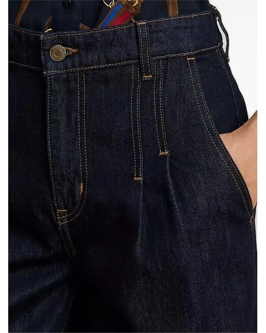 Ralph Lauren Blue Pleated Jeans