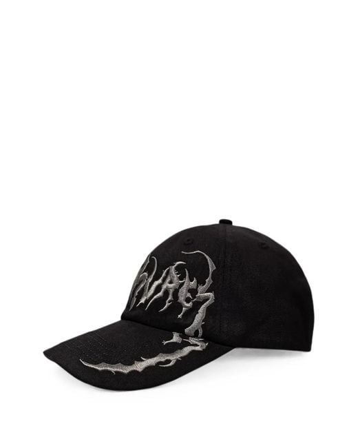 Pleasures Black Claws 6-Panel Baseball Cap
