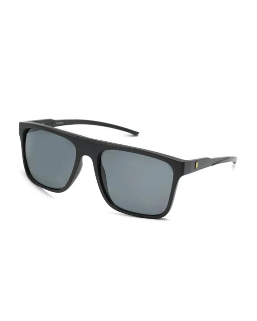Ferrari Gray Square-Frame Sunglasses for men