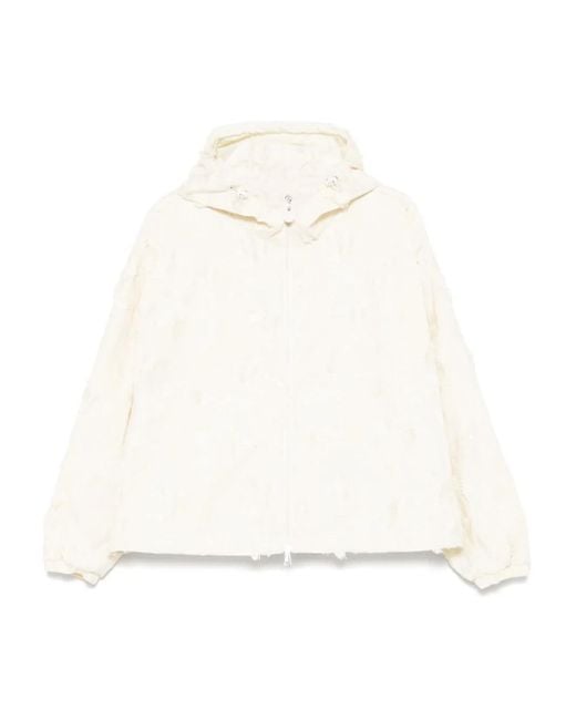Moncler White Charmeil Jacket