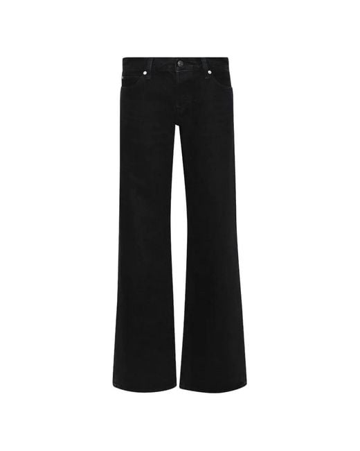 FRAME Black Button Jeans
