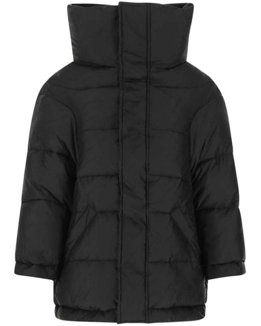 Balenciaga Black Quilted Padded Jacket