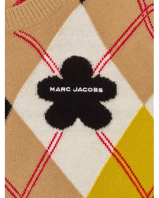 Jersey con aplique floral Marc Jacobs de color Brown