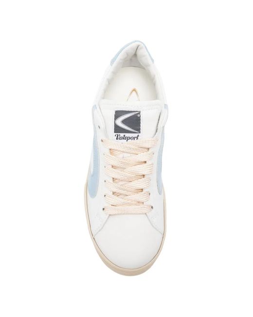 Valsport White Logo-Print Sneakers