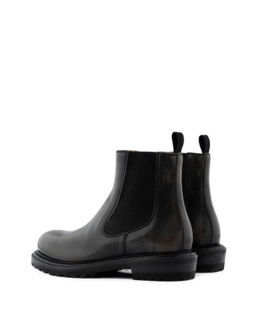Buttero Black Fiorentina Elasticated-Panel Boots for men