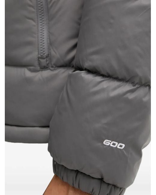 The North Face Gray Hooded Padded Jacket for men