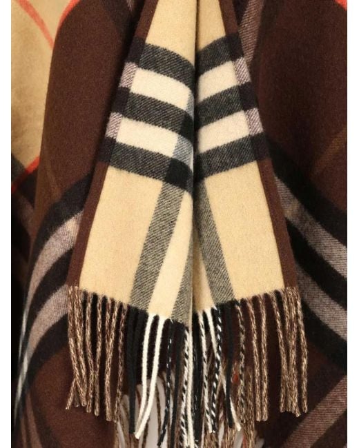 Burberry Natural Check Cape