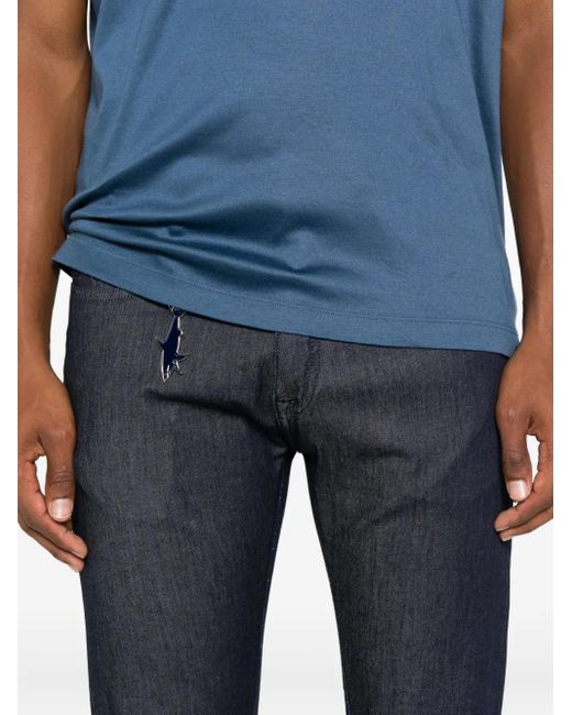 メンズ Paul & Shark シャークキーチェーン ジーンズ Blue