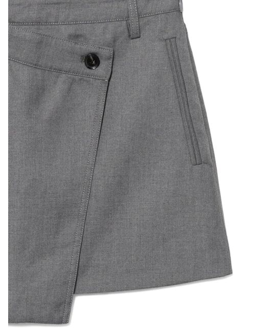 B+ AB Gray Wrap Skirt