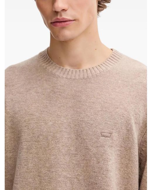 Levi's Natural Pull À Logo Brodé Et Col Ras Du Cou for men