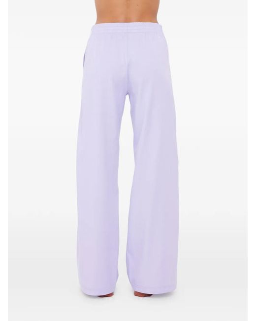 The Upside Purple Juliet Side-Stripe Trousers