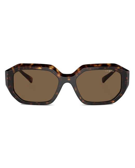 Vogue Eyewear Brown Tortoiseshell-Effect Sunglasses