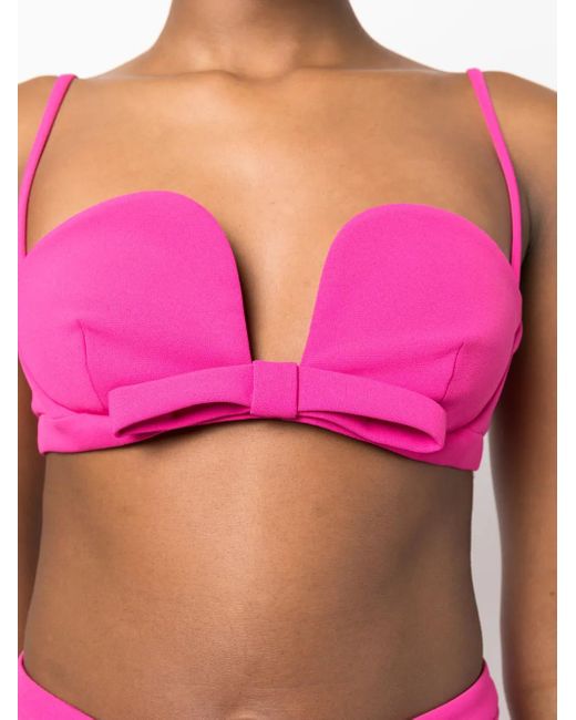 Blanca Vita リボンディテール クロップド トップ Pink