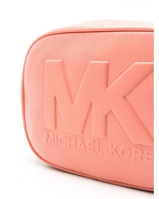 MICHAEL Michael Kors Pink Jet Set Travel Camera Crossbody Bag