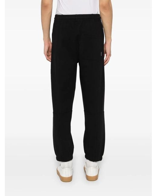 FIVE CM Black Logo-Embroidered Pants for men